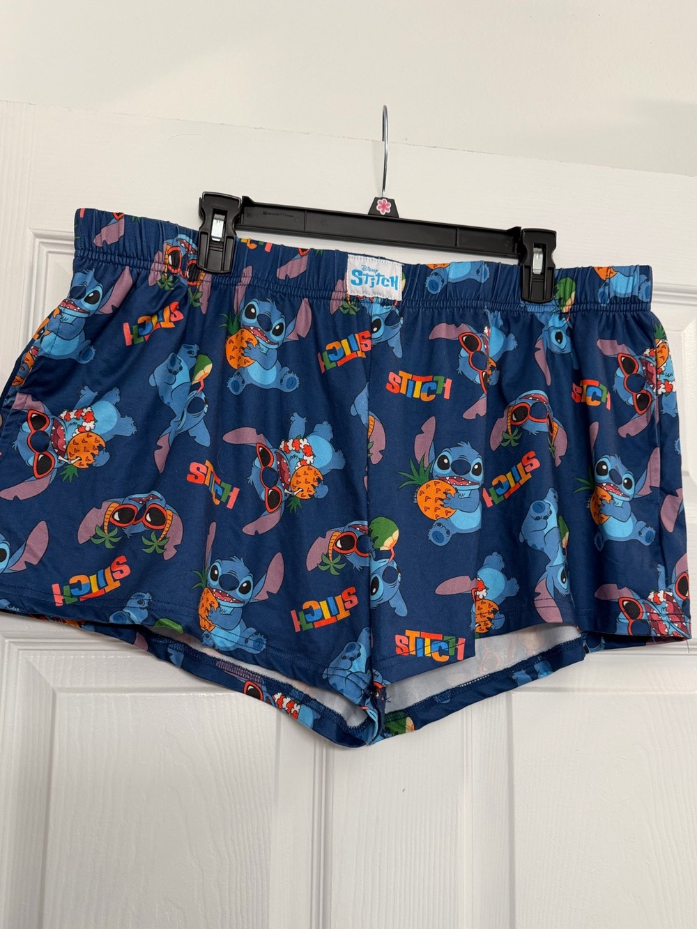 Disney Stitch Pajama Shorts Womens